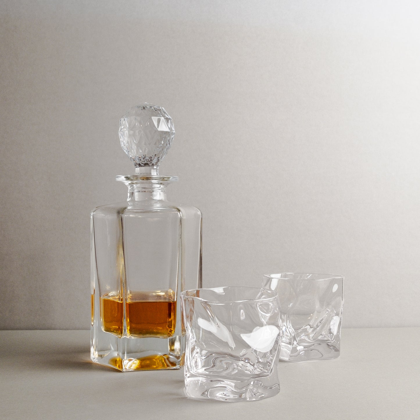 M&B Rye Crystal Whisky Decanter
