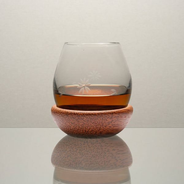 Japan Inspired Crystal Whisky Roll Glass