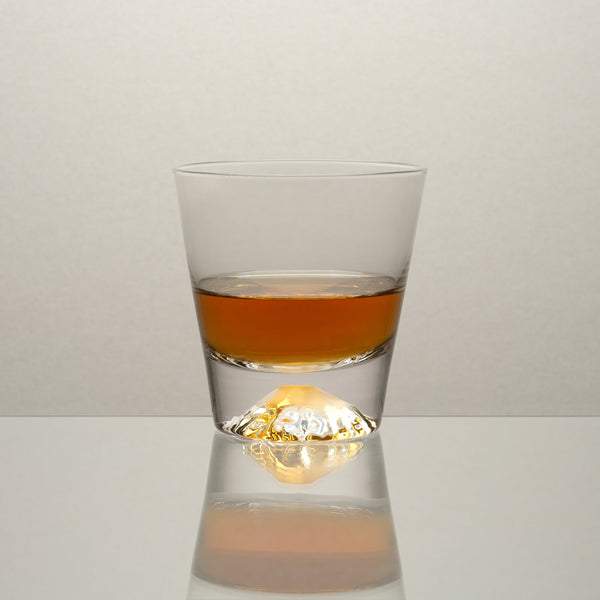 Japan Inspired Snowy Mountain Glass