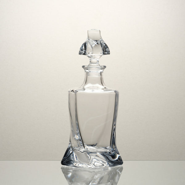 M&B Helix Crystal Whisky Decanter