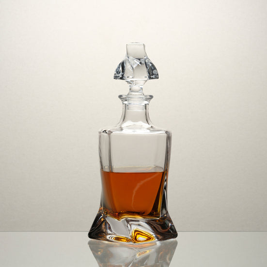 M&B Helix Crystal Whisky Decanter